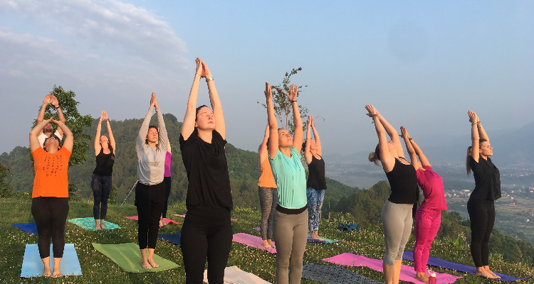 5 Day Peaceful Yoga Retreat in serene, beautiful Nepal. Find peace of mind.