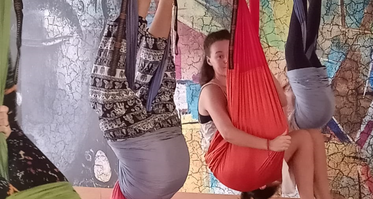 50 hours - 6 Night Aerial yoga Teacher Training  course in Rishikesh india