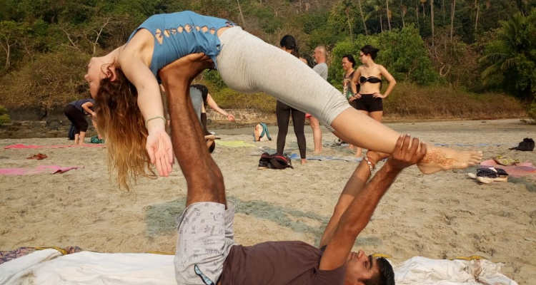 50 hours - 5  Night Aerial & Yin yoga Teacher Training  course in Goa India