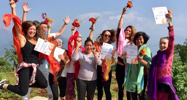 22 - days 200 hour Yoga Teacher Training in Kathmandu, Nepal.